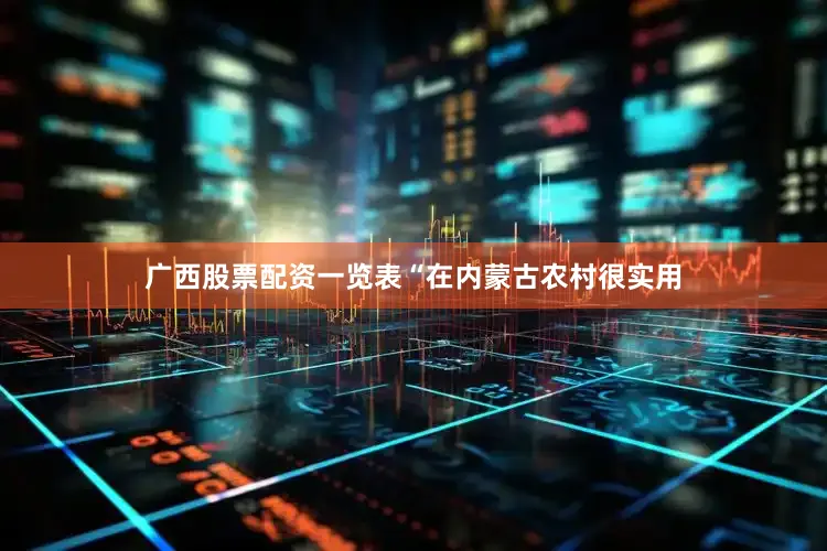 广西股票配资一览表“在内蒙古农村很实用