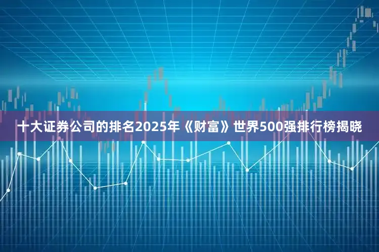 十大证券公司的排名2025年《财富》世界500强排行榜揭晓